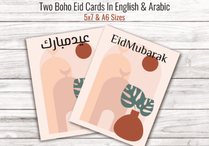 Boho Eid Cards