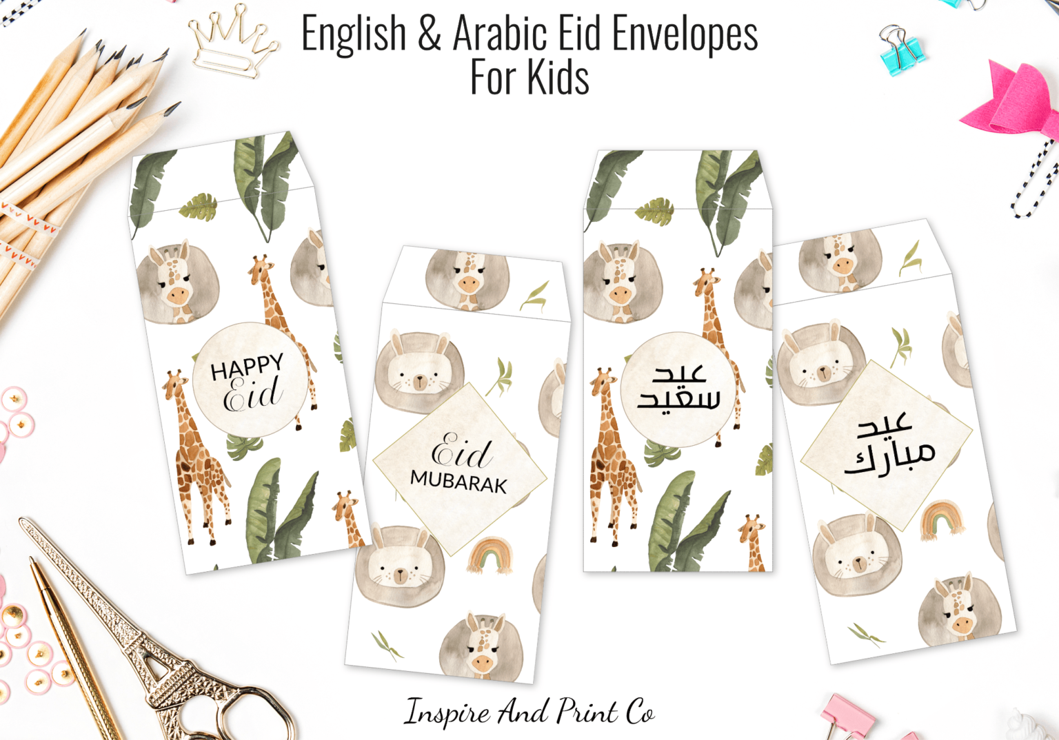 Eid Money Envelopes For Kids, Kids Coloring Cash Envelopes, Printable ...