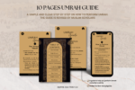 Umrah Complete Travel Guide, Dua Cards, Mobile Itinerary & Planner, Digital Printable Download, Islamic Flash Cards, Supplications Reminders - Image 3