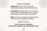 Umrah Complete Travel Guide, Dua Cards, Mobile Itinerary & Planner, Digital Printable Download, Beige Design, Islamic Flash Cards - Image 10